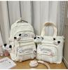 Schoolbag Korean version ins new high-value, fresh and sweet make-up bag, light travel and large-capacity backpack for junior high school students