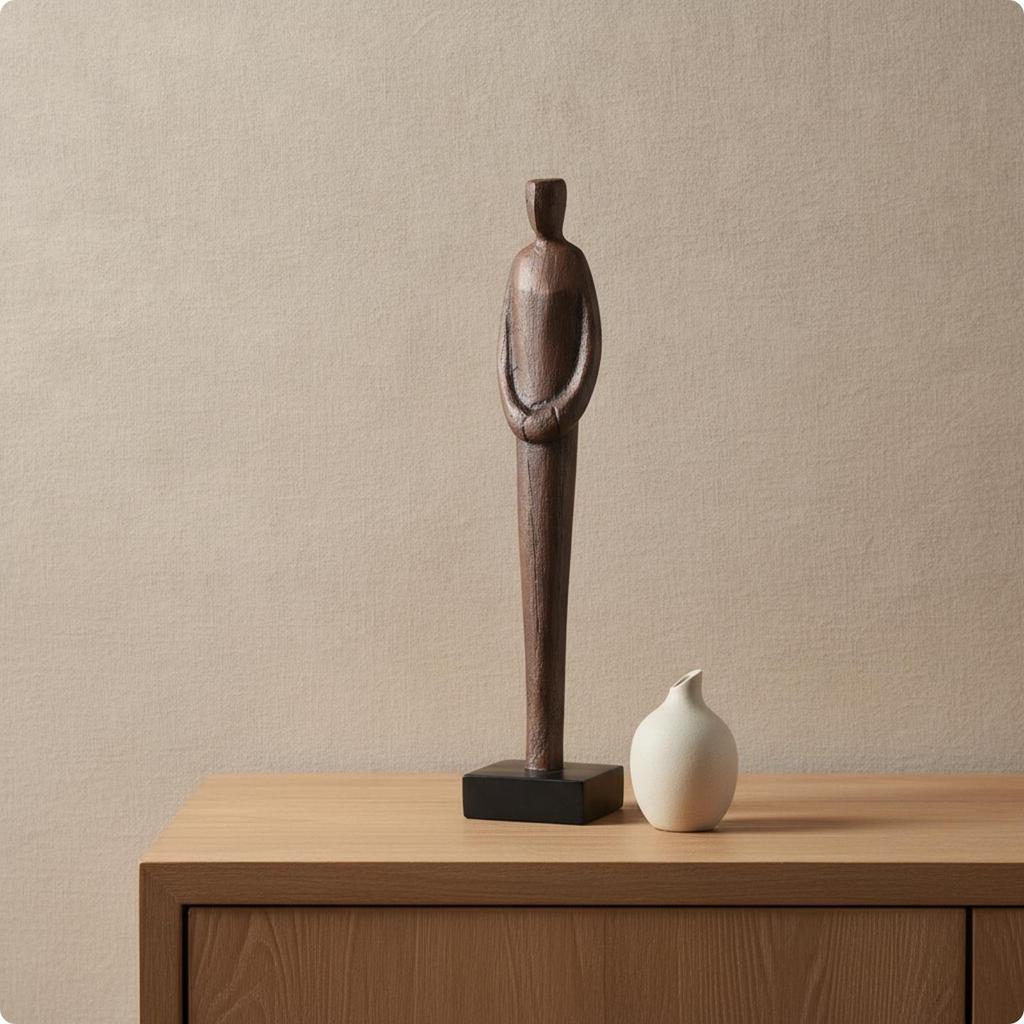 Human Figure Ornament Modern Abstract Sculpture Figurine Artistic Decor