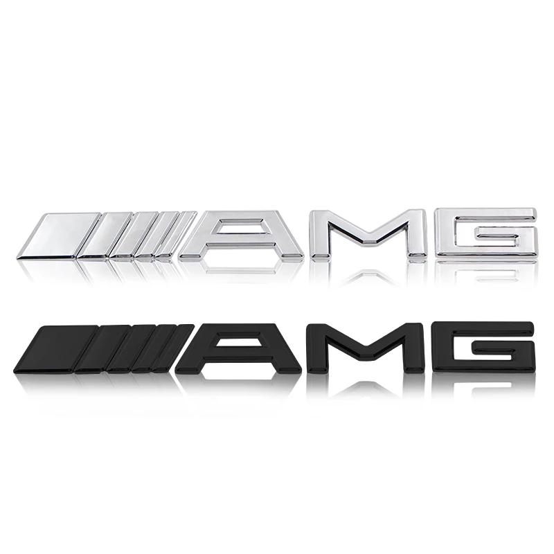 Car Sticker Metal Car 3d Rear Letter Emblem Trunk Sticker for Mercedes benz AMG W204 W203 W205 W124 W221 W213 W212 C E S GLE CLC