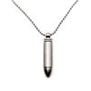 Brangdy Portable Stainless Steel Bullet-Shaped Pill Container
