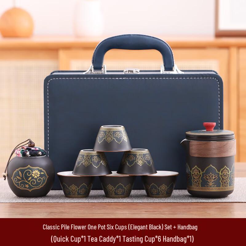 

Shangqi Ceramic Portable Kung Fu Tea Set