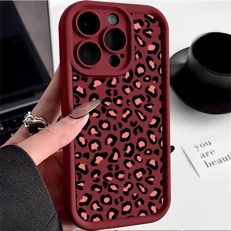 Retro Leopard Phone Case For Realme C51 C53 C55 C61 C63 C65 C67 C11 C17 C20 C25Y C12 C25S Funda Shockproof Silicone Soft Cover
