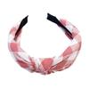 Lightweight Knot Headbands Pink Print Cloth Hair Band For Women Kids Easy To Carry Daily Use