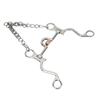Pelham Bit Strong Fine Workmanship Stainless Steel Horse Bit for Horse Riding Equestrian Performance130MM