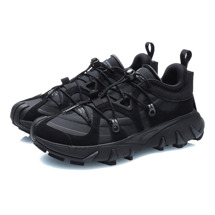 Li Ning Wu Xing 1 Cushioning Slip Resistant Abrasion Resistant Support Low top Performance Basketball Shoes Men's Black AGBR003-12