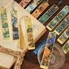 Antique Style Hollowed Out Bookmark Tassel Style Oil Painting Metal Bookmark Creative Hand Account Decoration Reading Book Clip