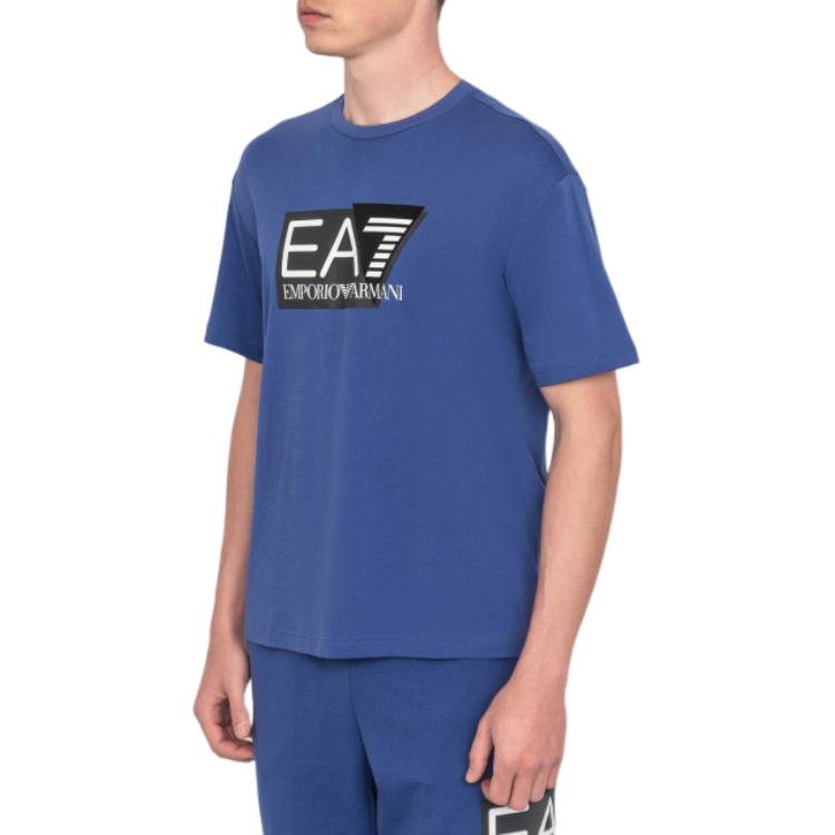 EMPORIO ARMANI EA7 T Shirt Men's Blue 3DPT09-PJ02Z-1557
