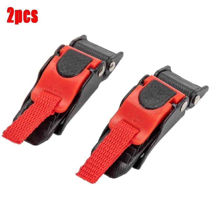 1PC Motorcycle Helmet Speed Clip Chin Strap Quick Release Pull Buckle Black Red Motorcycle Helmet Lock Socket 10-section Buckle