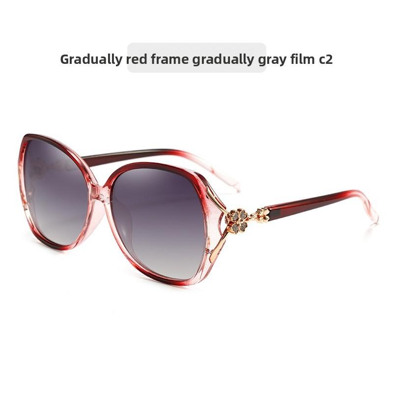 

Fashion Polarized Sunglasses For Women With Protection And Geometric Frames For Outdoor Travel красный