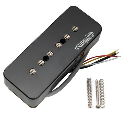 Wilkinson M Series Stack P90 Single Coil Humbucker for Electric Guitar Black Pickup, Size, SG/LP Neck,