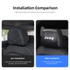 Car Seat Headrest Neck Pillow Soft Protect Cover Accessories For Jeep Renegade Wagoneer Avenger Recon Wrangler Compass Cherokee