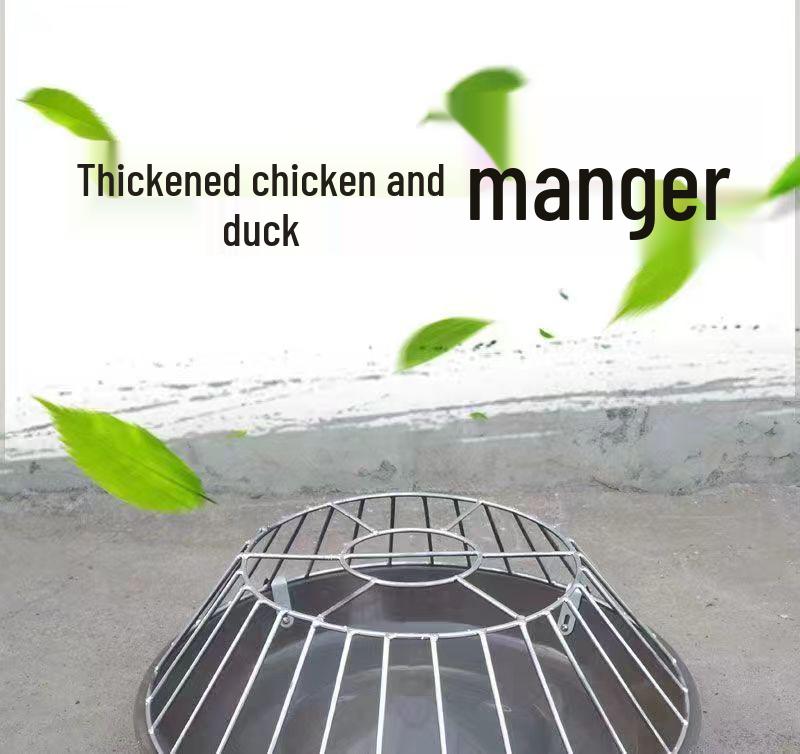 Automatic Free-Range Poultry Feeder: Chicken, Duck, Goose Trough Basin