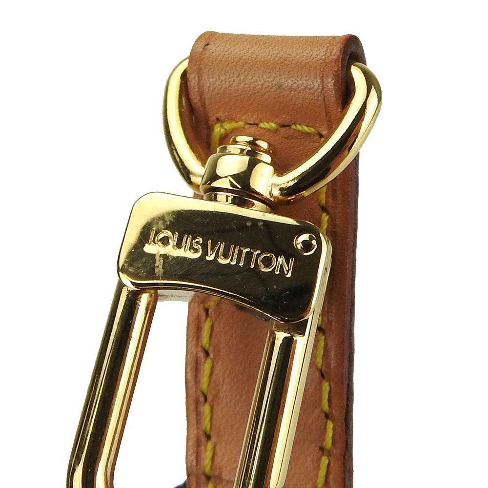 Used LOUIS VUITTON Shoulder strap Nume leather beige beige Adjustable