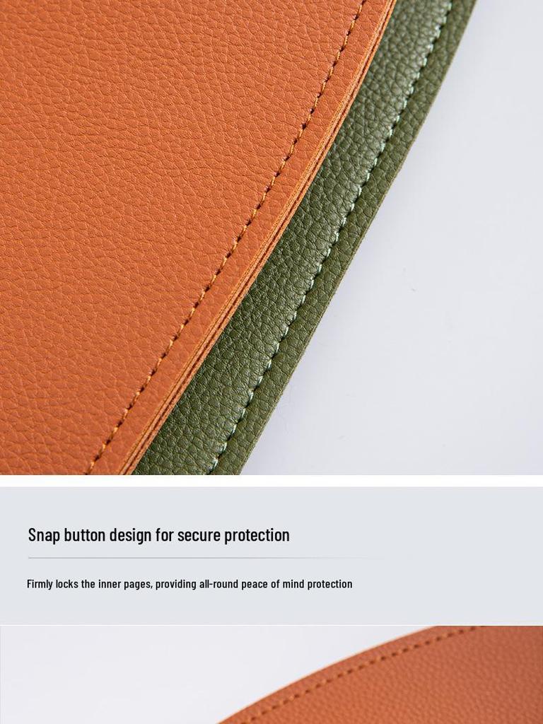 Premium Leather Handbag for 16" Tablet/Laptop, Business, Large Capacity, Document/File Storage