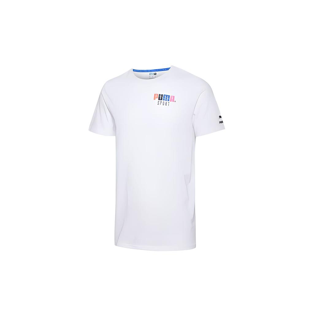 PUMA Multi Color T Shirt Men's White 598938-02