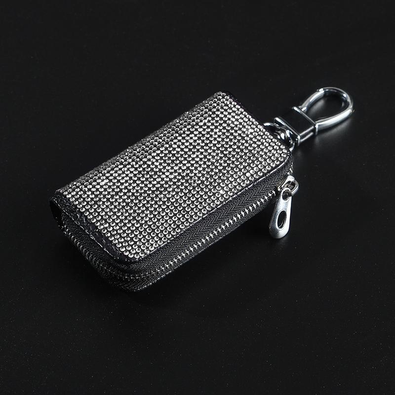 Neues Auto Schlüssel Etui Auto Halter Schale Fernbedienung Abdeckung Auto-Styling Schlüsselanhänger Geldbörsen Diamant Autozubehör Innenraum für Frau Großhandel