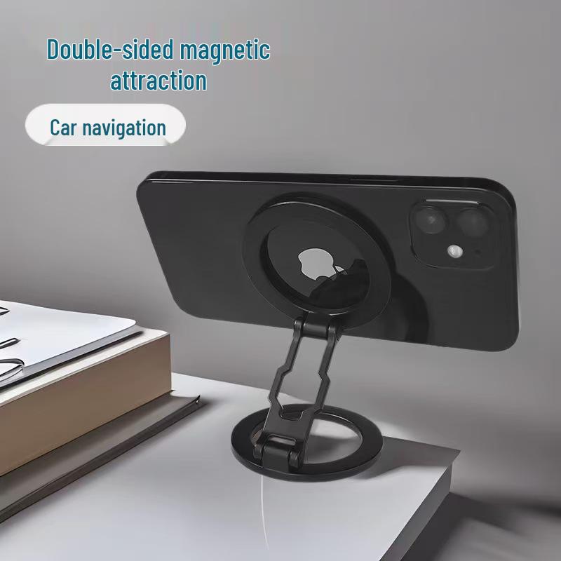 Dual-Sided Magnetic Phone Stand for Gym and Desktop Use