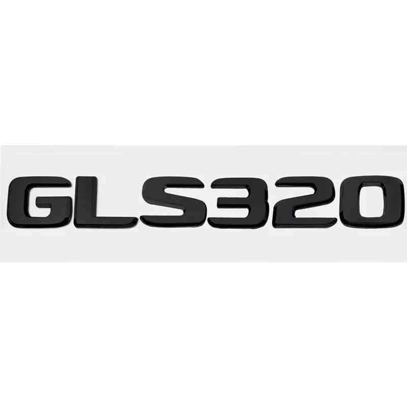 Car Digital Alphabet Trunk Emblem Badge Decal for Mercedes Benz GLS200 GLS250 GLS260 GLS300 GLS320 GLS350 GLS500 GLS550 GLS600
