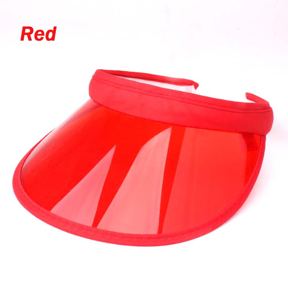 Korean-Style Unisex PVC Sunshade Topless Hat for Spring, Summer, and Autumn