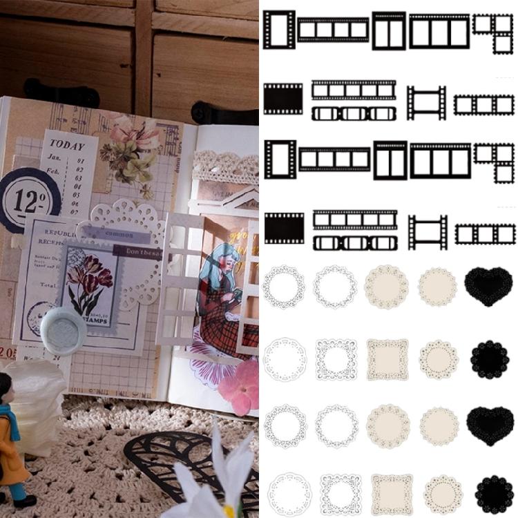 20 Sheets Scrapbooking Decoration Paper for Scrapbook Journal Planner Album Aesthetic Background Paper