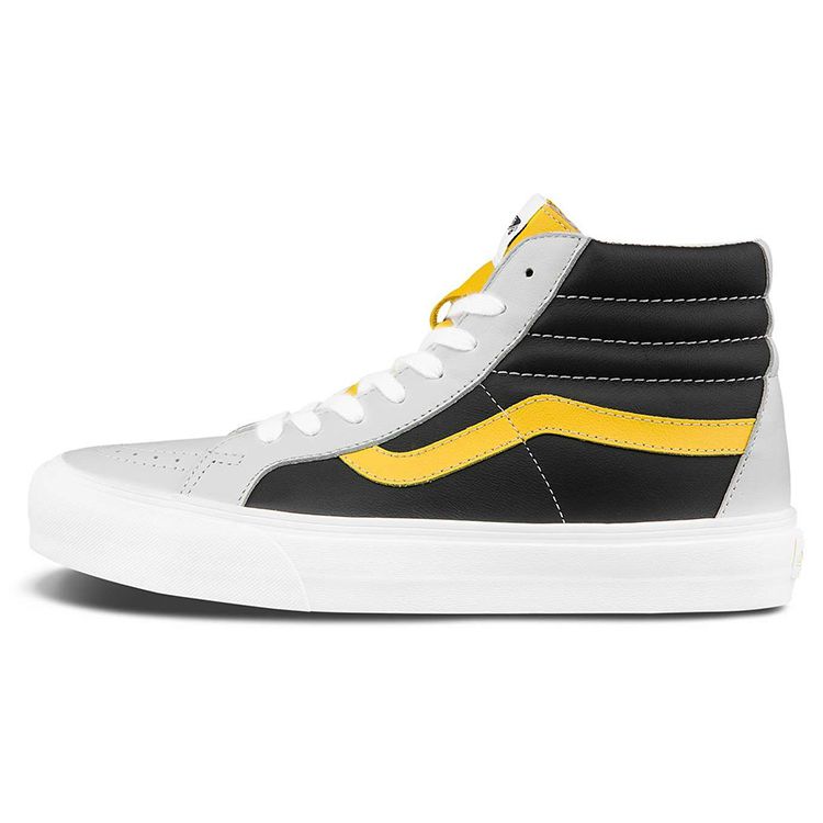 

Кроссовки унисекс Vans Sk8-Hi Reissue VLT LX Белые Черные Желтые VN0A4BVHA0I 41