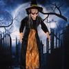 Halloween Hanging Witch Decoration Voice Controlled Haunted House Prop Luminous Soundmaking Ghost Ghost House Horror Decoration