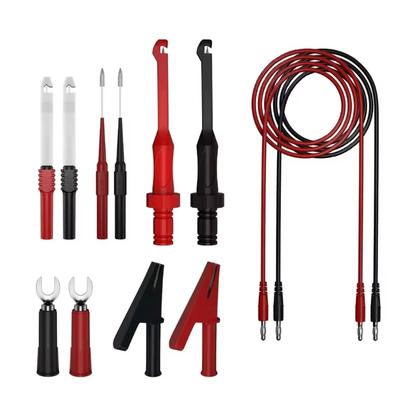 Automotive Circuit Tester Clip Safety Test Clip Insulation Test Clip Quick Piercing Hook Multimeter Hook Test Clip