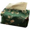 Flower Pattern Tissue Bag Jacquard Napkin Holder New Tissue Storage Box