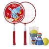Factory Direct Sale Multi-color Outdoor Play 2 Player Usage Kids Play Customization Accepted Steel Badminton Racket