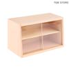 Miniature Wall Cabinet for Dollhouse with Sliding Door -1:12 Storage Showcase Furniture Model Decor Toy Doll House Accessories