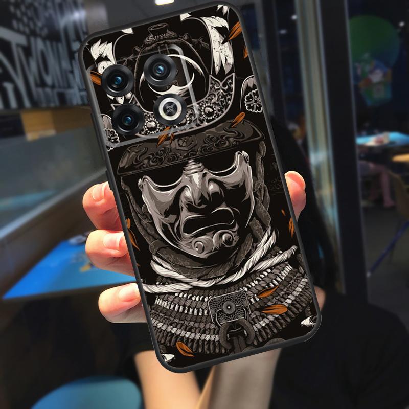

Samurai Mask Warrior Helmet Funda For OnePlus 12 12R 13 R 11 9 10 Pro 8T 9RT 10T OnePlus Nord N20 N30 CE 4 2 3 Lite Case OnePlus Nord 4