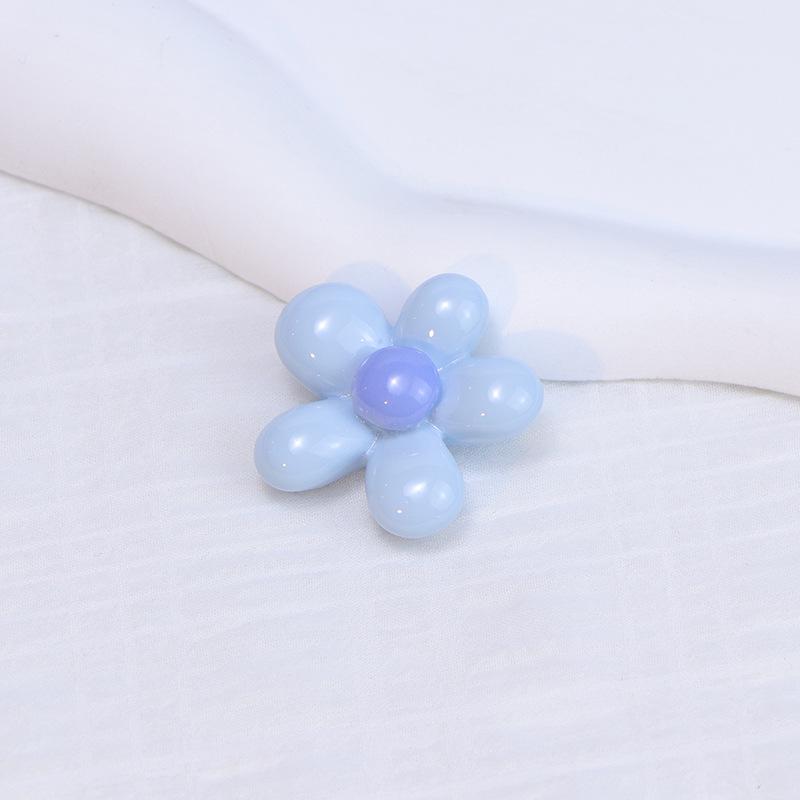 Cartoon Resin Flower Accessories for DIY Hair Clips, Phone Cases, Car Mounts, and Shoe Buckles