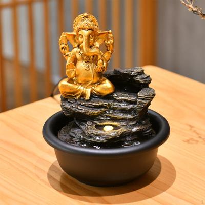 Miniatur-Buddha-Statue, Wasserspiel für den Innenbereich als Dekoration für das Zuhause