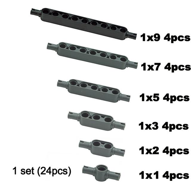 Creative Building Blocks MOC Technical Liftarm Thick Beam Modified Bent Brick Educational 39793 39790 32348 Construction Toys