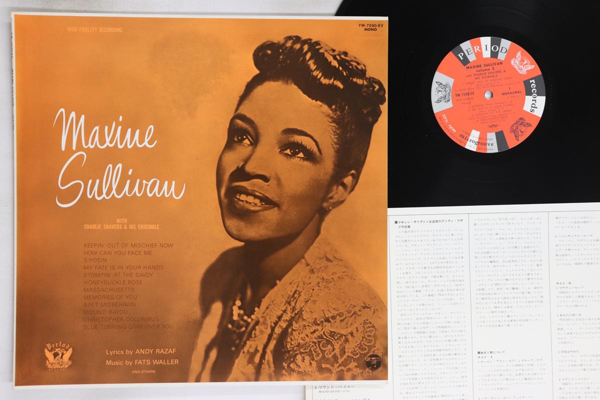 

LP Record MAXINE SULLIVAN - Leonard Feather Presents Maxine Sul YW7590EV PERIOD 1978 Japan Jazz Used