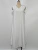2025 Summer Sleeveless V-neck Maxi Dress - European & American Style, Elegant Long Dress with Side Slit for Women