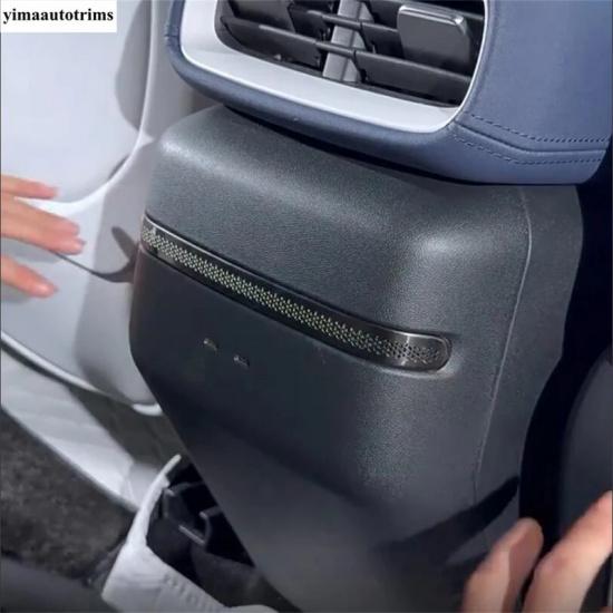 For Xpeng G6  2024 2025 Accessories Pillar A Speaker Tweeter / Rear Armrest Box Sequin / Gear Shift Side Speaker Cover Trim