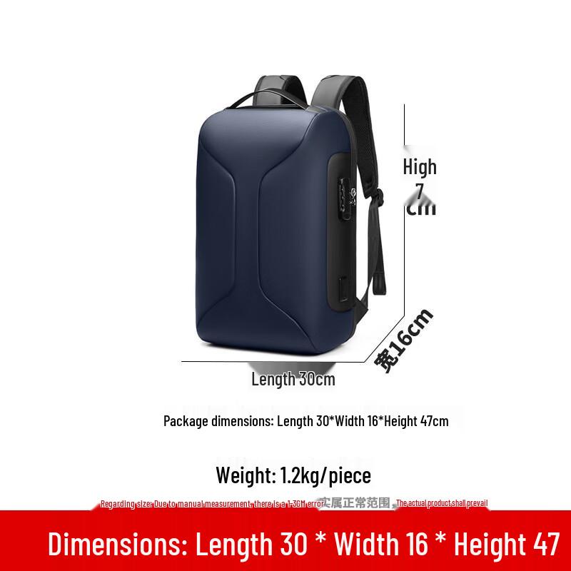 Zuo You Large Capacity Waterproof Laptop Backpack