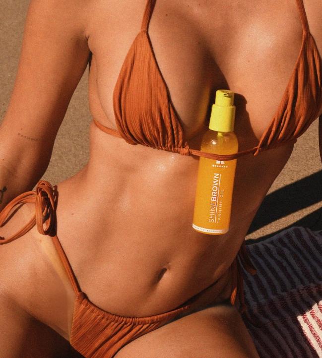 Byrokko Shine Brown Tropical Oil Super fast tanning oil 145ml