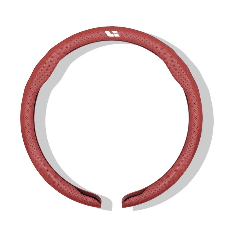 Li Auto Genuine Leather Steering Wheel Cover for i6, L6, L7, L8, i8, L9, MEGA, ONE - Ultra-thin Car Accessory