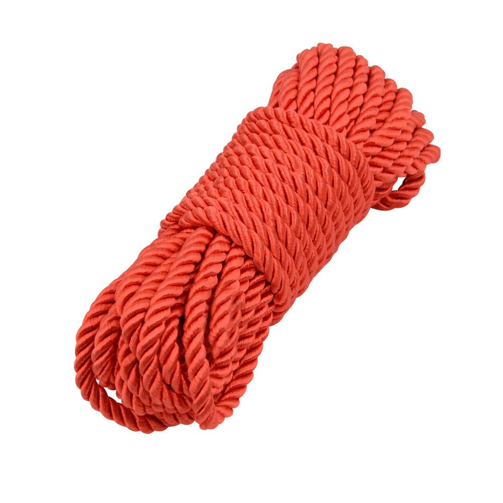 5 M 10 M Mercerized Rope Bed BDSM Binding Rope Hands and Feet Binding Training Adult Sex Product Props