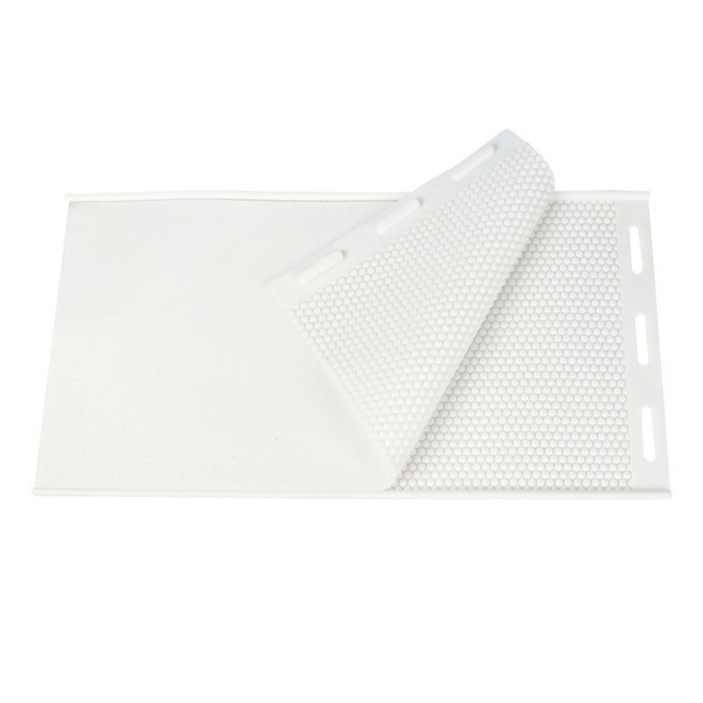 1 Set Apiculture Silicone Beeswax Honeycomb Mold Flexible Wax for Machine Foundation Sheets Mould Press Embosser for Bee Farming