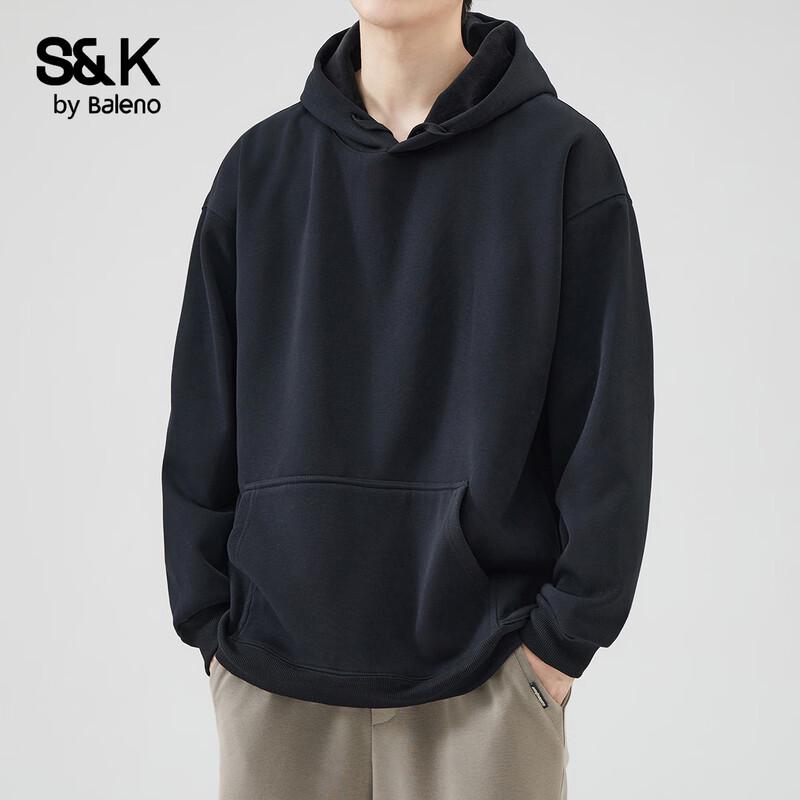 Baleno S&K Men's American Style Hooded Sweatshirt