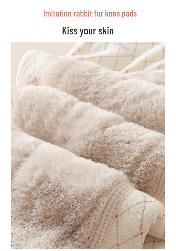 Women's Warm Plush Cotton Pants for School Uniforms, 2025 Winter Style, Wearable Inside or Outside.
