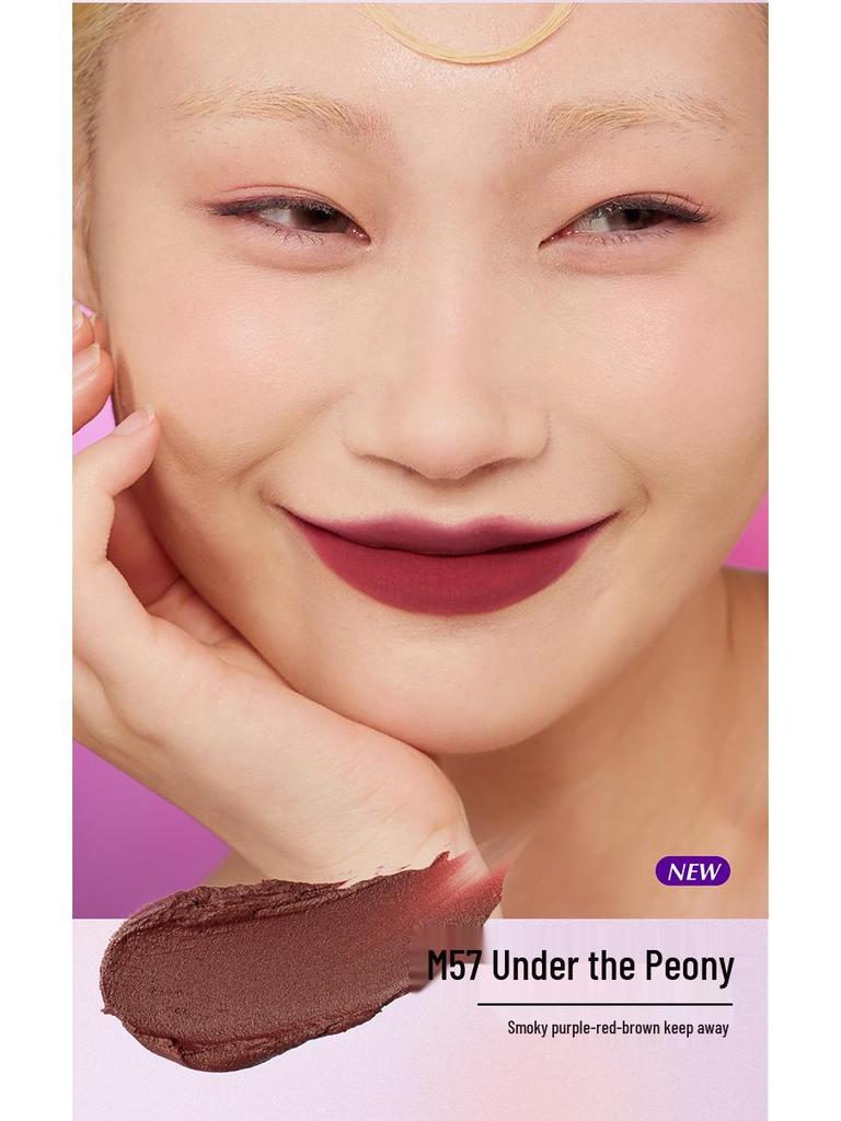 Girlcult Gouqi Lippencreme - Nude Matt Niedrig gesättigt Youyuanjingmeng Miaojiang Hexe Lippenstift