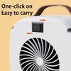 500W Mini Portable Heaters Desktop Mutes Fast Heating Warmer Fan PTC-Ceramic Warm Air Heaters for Indoor Office Winter