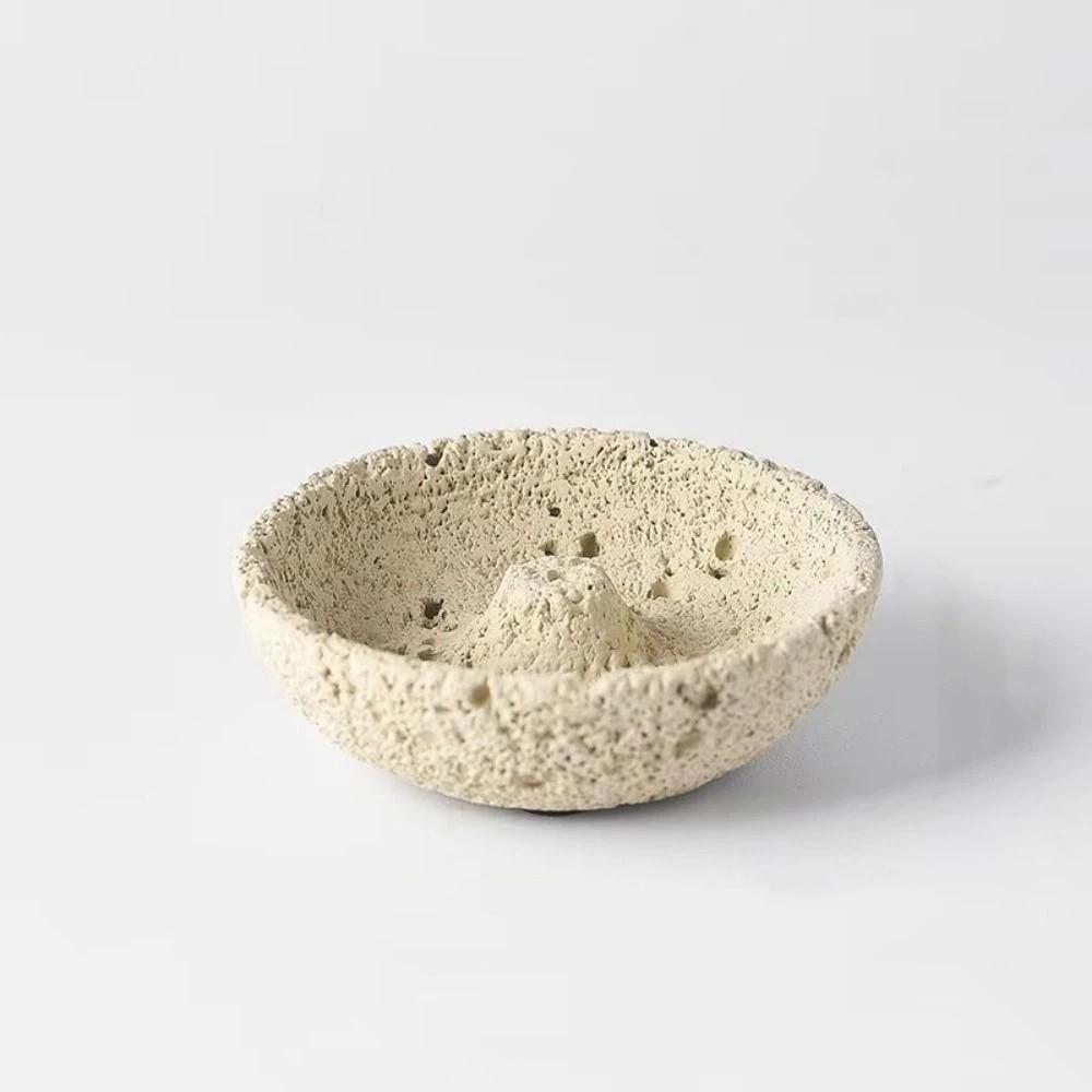 Concrete Texture Incense Stick Stand Plug In Incense Burning Tray  Aromatherapy Use
