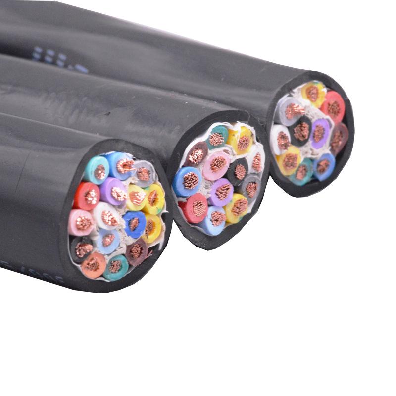 Sheathed Multi-Core Pure Copper Signal Cable (6, 7, 8, 10-core) - 0.5, 0.75, 1.0 Sq Mm Stranded Wire