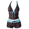 Womens 2 Pieces Set Tankini Swimsuits with Shorts Vintage Beach Swimsuit Swimwear Vacation Outfit Y1AC