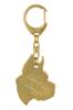 Great Dane I - Gilded Key Ring with Dog In Gift Box, Handbag Decoration, Luxury Accessory by Art-Dog Brand